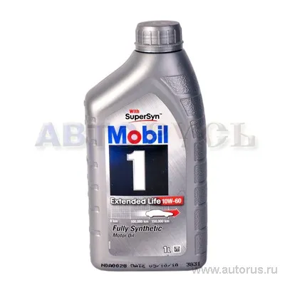 Масло моторное MOBIL 1 Extended Life 10W-60 синтетическое 1 л 150042