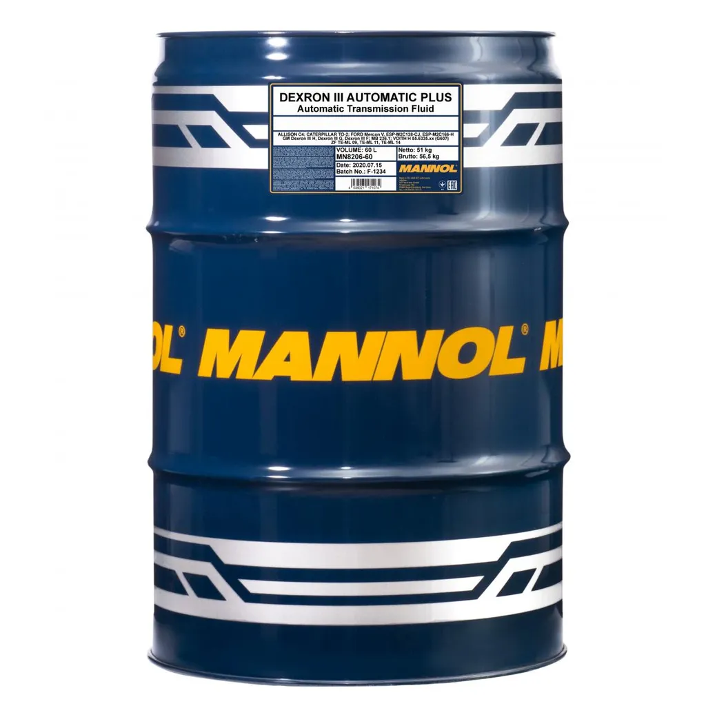 Трансм. масло ATF DEXRON III  автомат (60л.)