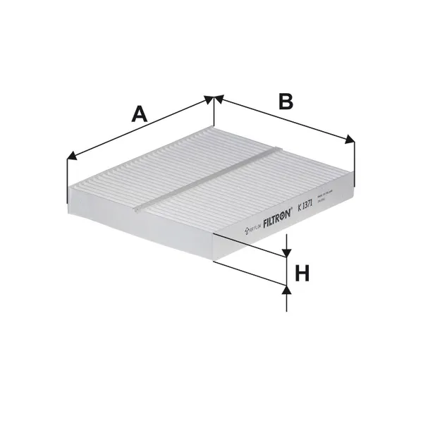 Фильтр салонаCHRYSLER Grand Voyager IV, INFINITI Q50, LANCIA Voyager FILTRON k1371