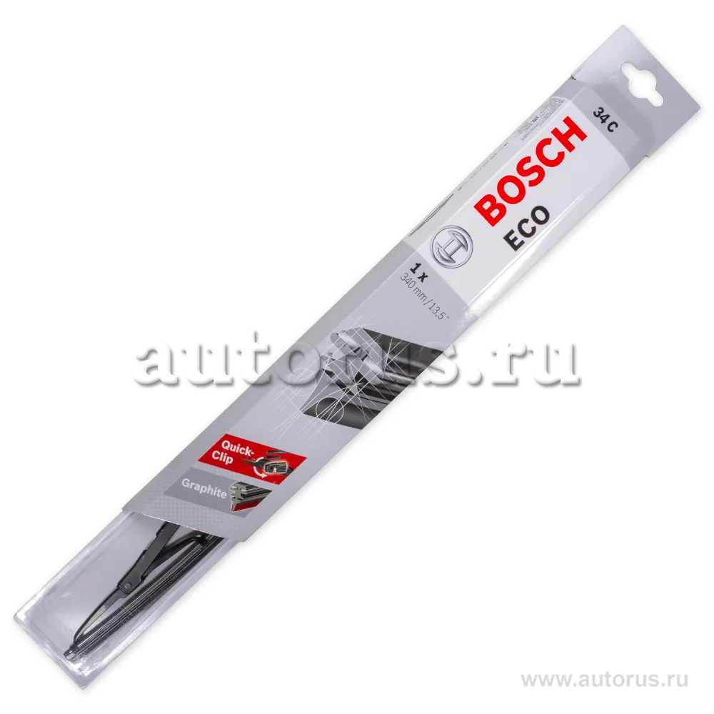 Щетка стеклоочистителя 340 мм каркасная 1 шт BOSCH ECO 3 397 011 211