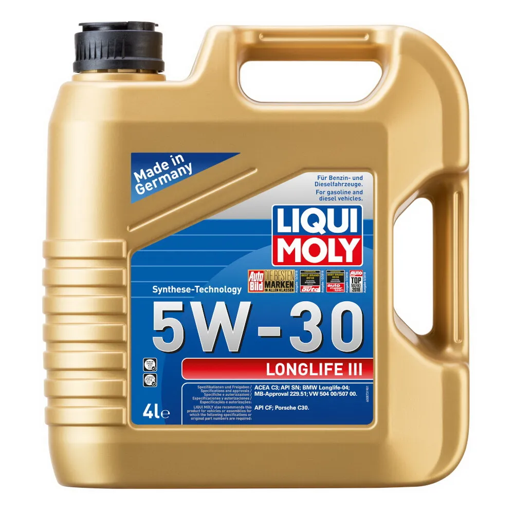 Масло моторное Longlife III 5W-30 SN C3 (4л) LIQUI MOLY 20821
