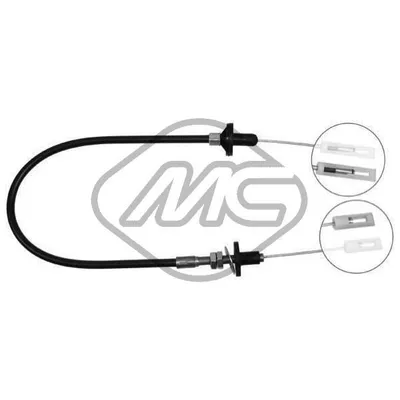 Трос сцепления VW PASSAT 4CYL Metalcaucho 83625
