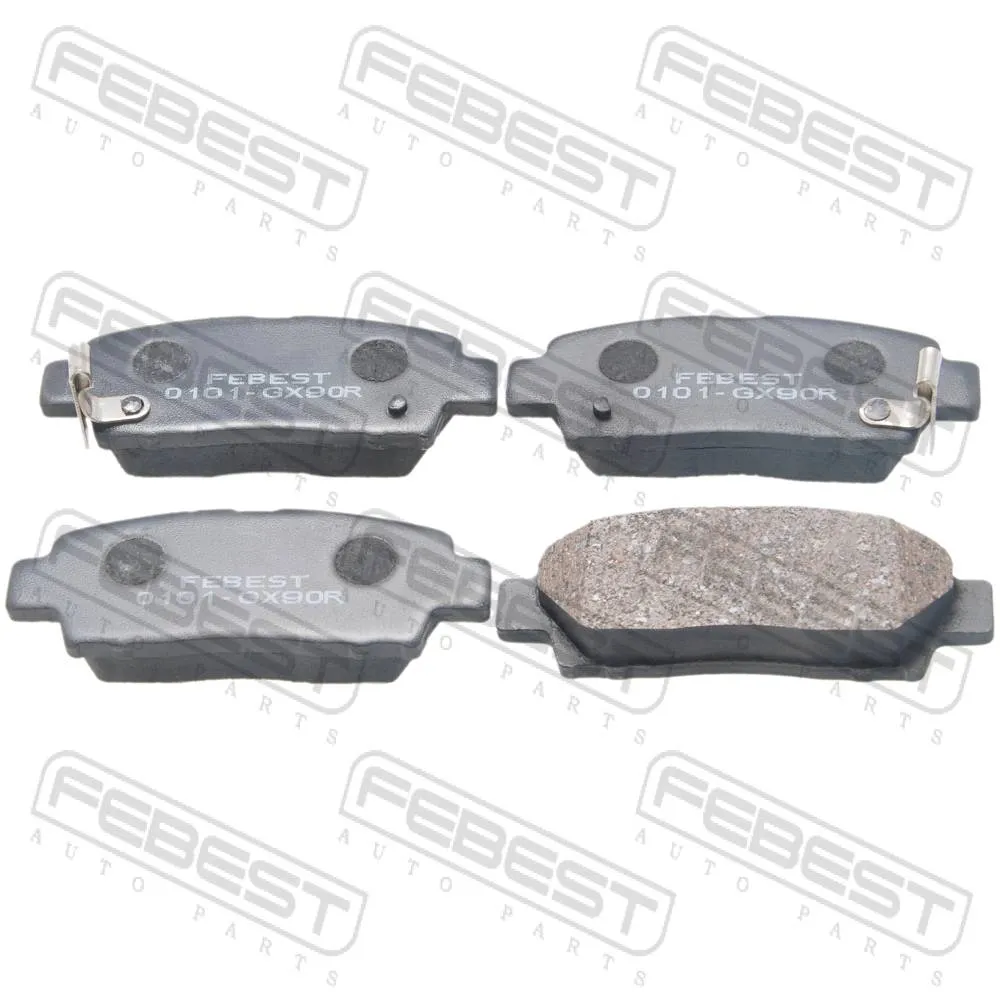 Колодки тормозные задние FEBEST 0101-GX90R