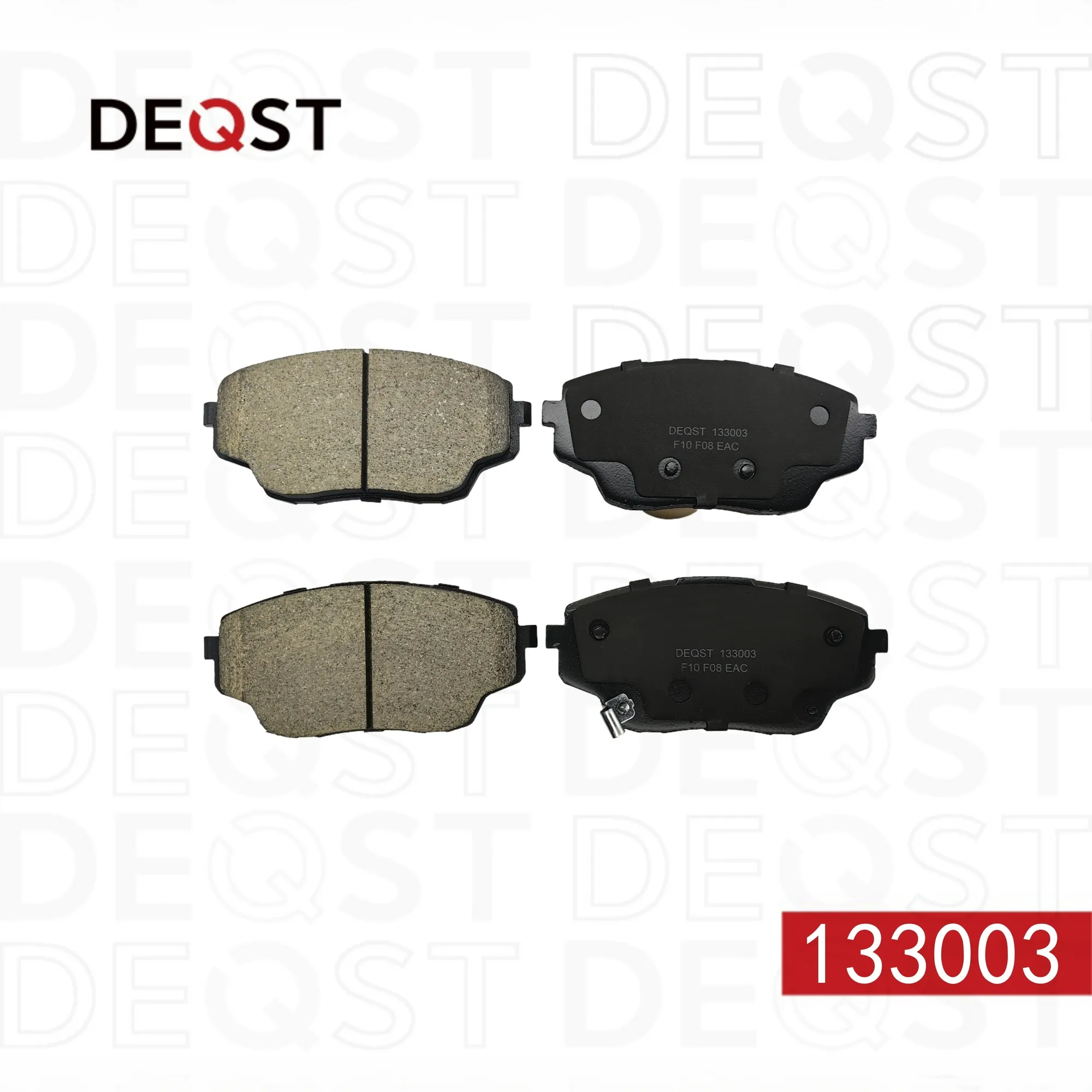 Колодки тормозные передние керамические для Changan CS55 (22-) DEQST 133003