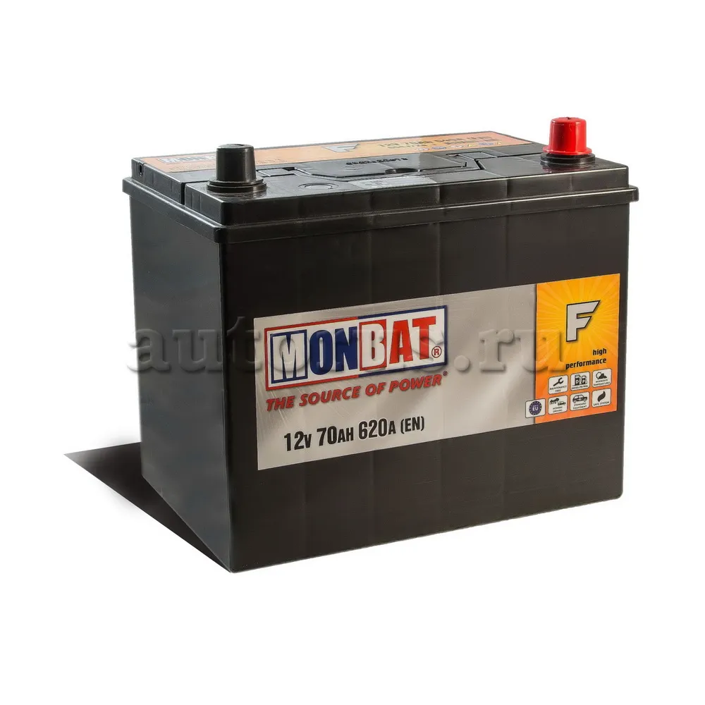 Аккумулятор MONBAT F 70 А/ч обратная R+ 260x170x220 EN620 А