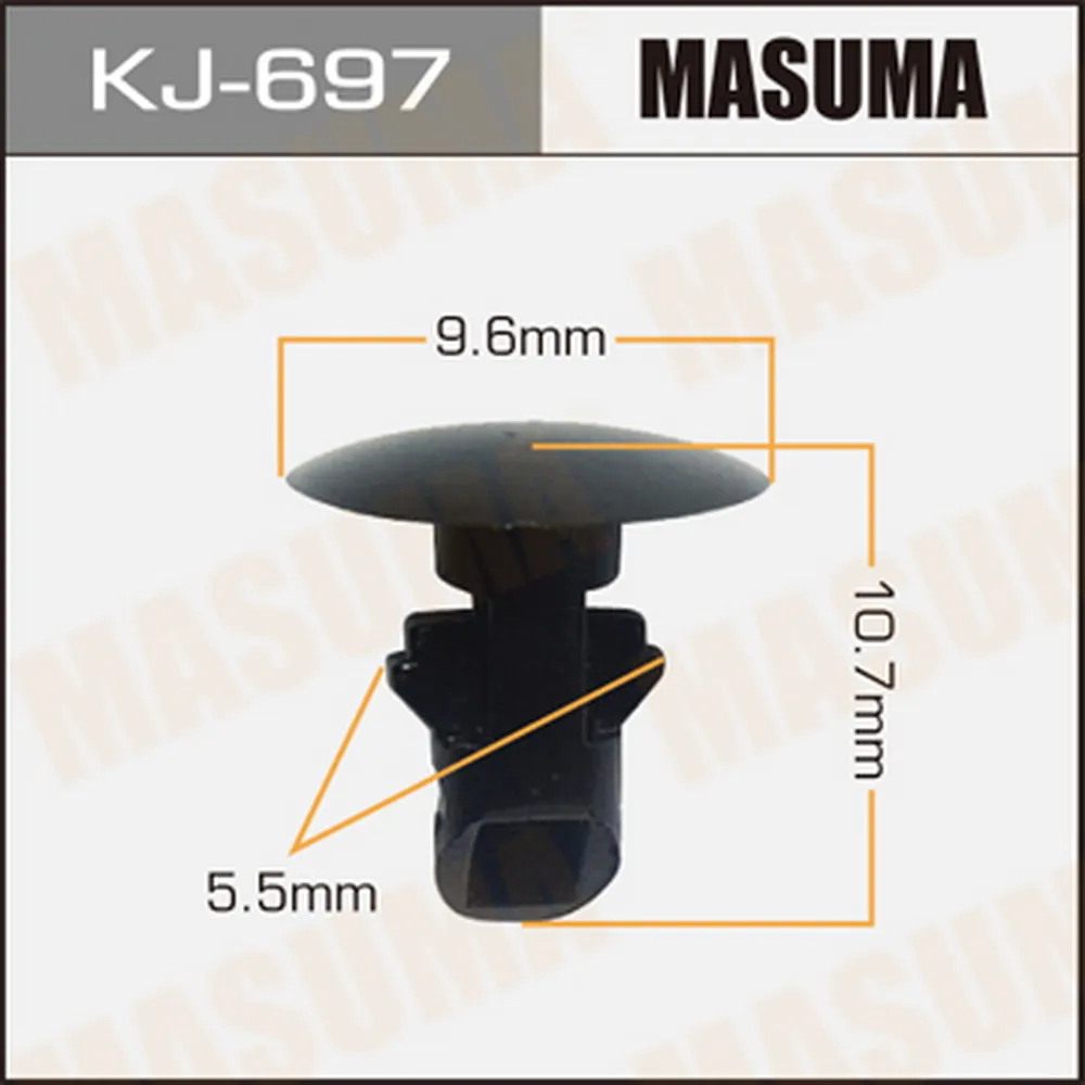 Клипса крепежная MASUMA KJ697