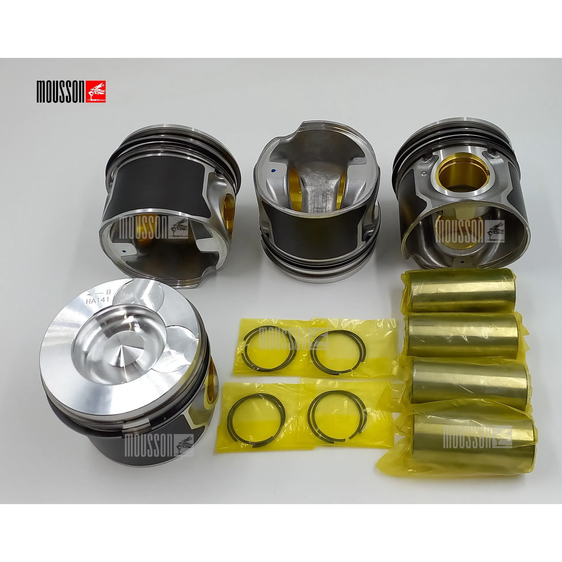 Поршень кольца комплект Kia/Hyundai 2,0D D4CB std euro 4 на 1 цилиндр MOUSSON SPRD4CB4STD