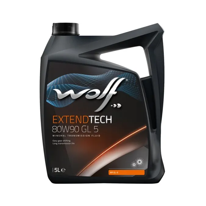 Масло трансмиссионное WOLF EXTENDTECH 80W90 GL 5 5L API GL-5 Wolf 8304507
