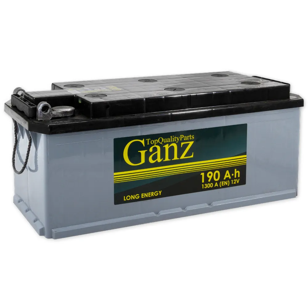 Аккумулятор GANZ Standart 190 А/ч R+(4) 514x218x210 B EN 1300 (под болт)