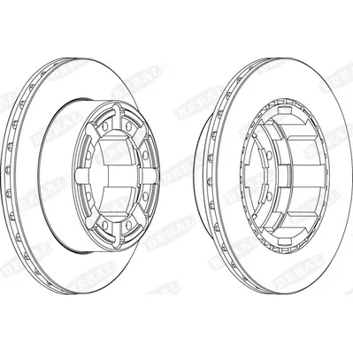 Диск тормозной RVI BERAL BCR184A