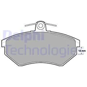 Колодки тормозные передние DELPHI LP778