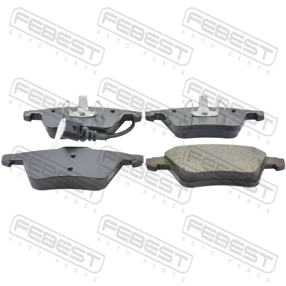 Колодки тормозные передние (с датчиком износа) VW T5/Multivan 03-> FEBEST 2301-T5F