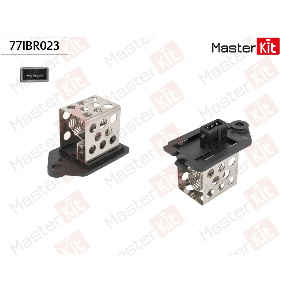 Резистор вентилятора Citroen JUMPY (VF7)/Peugeot 206 SW (2E/K) 2002 - MASTERKIT 77IBR023