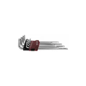 Набор ключей торцевых TORX удлиненных, Т10-T50, 9 предметов THORVIK TKL9S