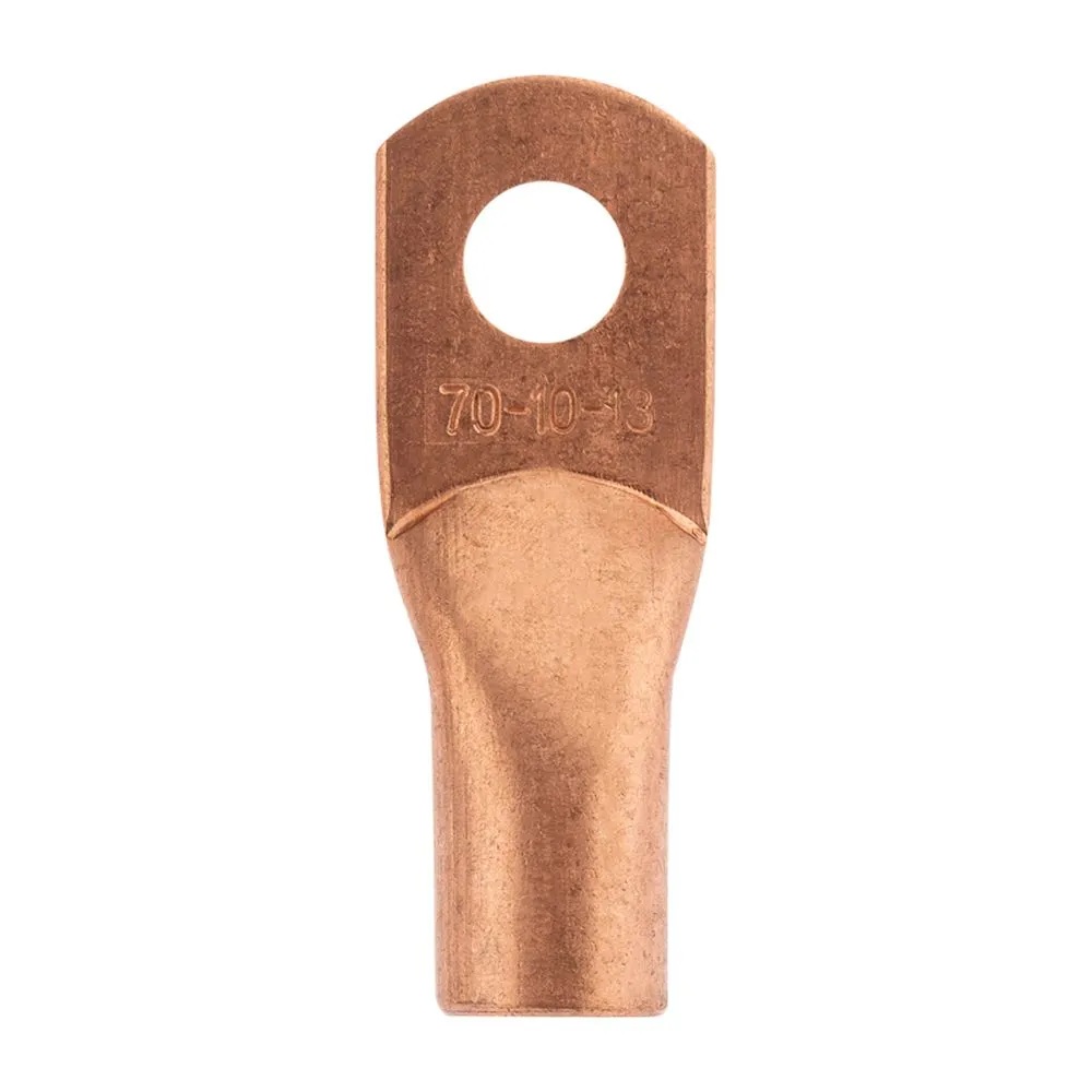 Наконечник медный ТМ 70-10-13 (70 мм - 13 мм) (в упак. 5 шт.) REXANT 07-5325-1
