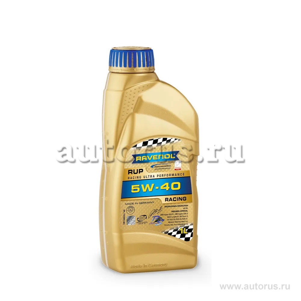 Масло моторное Ravenol RUP Racing Ultra Performance 5W-40 синтетическое 1 л 1141091-001