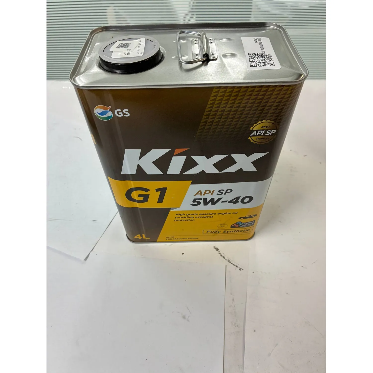 Масло моторное KIXX G1 SP 5W-40 синтетическое 4 л УЦЕНКА! L215444TE1-N33