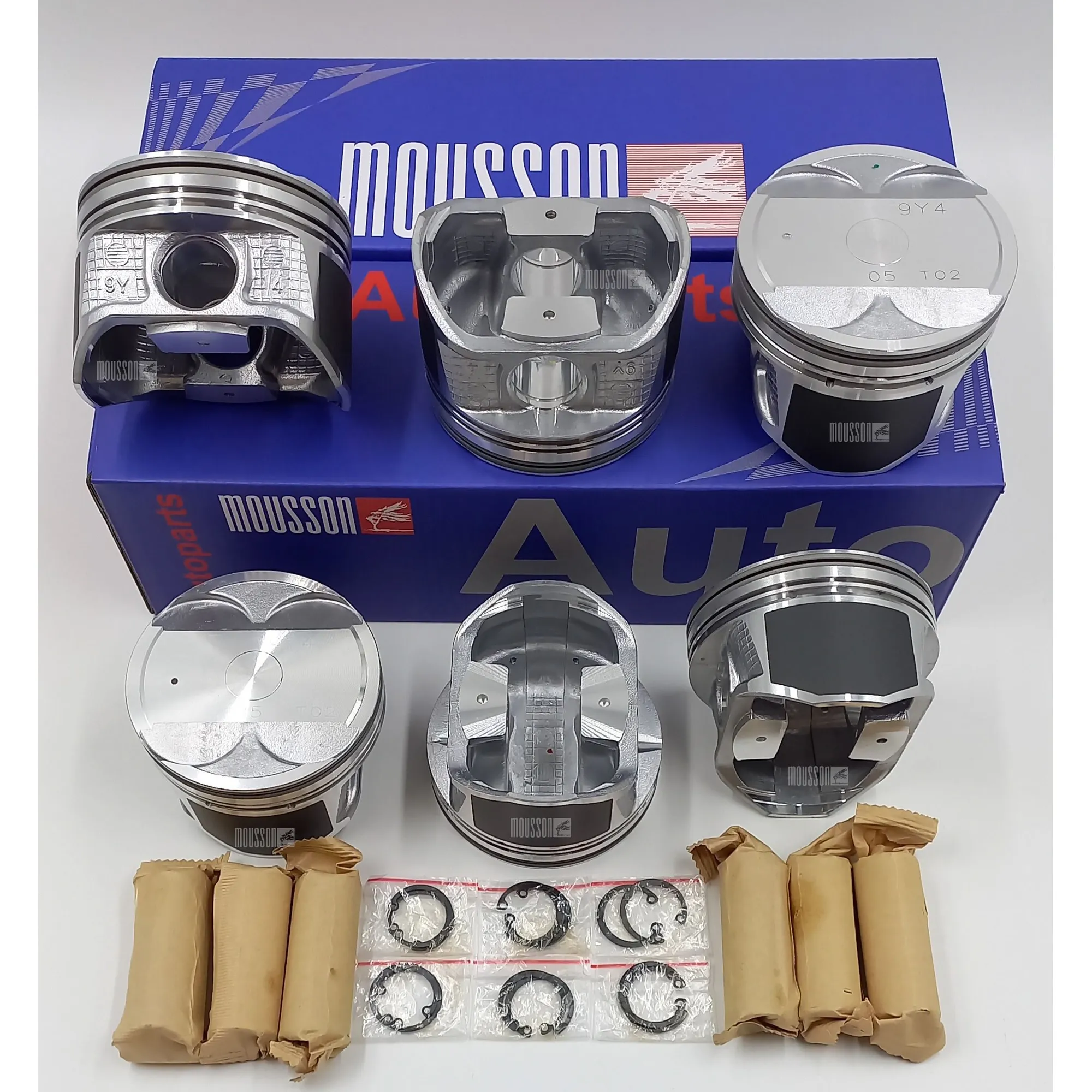 Поршень без колец комплект Nissan 2,3L VQ23DE на 1 цилиндр MOUSSON SPSVQ23DESTD
