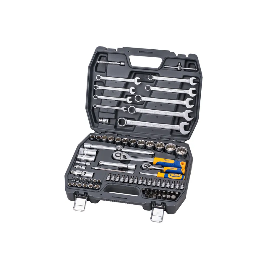 Набор инструмента 1/2Dr и 1/4Dr 82 пр, с 12 гран KRAFT KT 700681