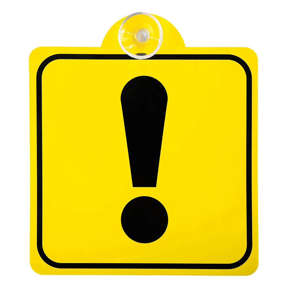 Знак Начинающий водитель ГОСТ, внутренний, на присоске (150150 мм), в уп. BOLK BEX111003