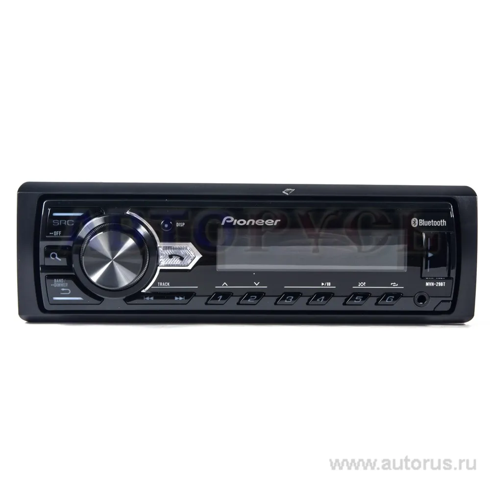 Автомагнитола PIONEER MVH-29BT, 4x50вт, bluetooth