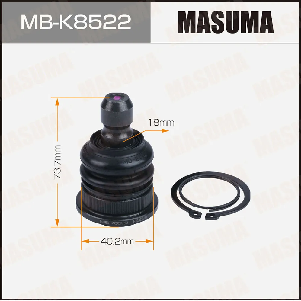 Шаровая опора MASUMA KIA / SELTOS MASUMA MBK8522