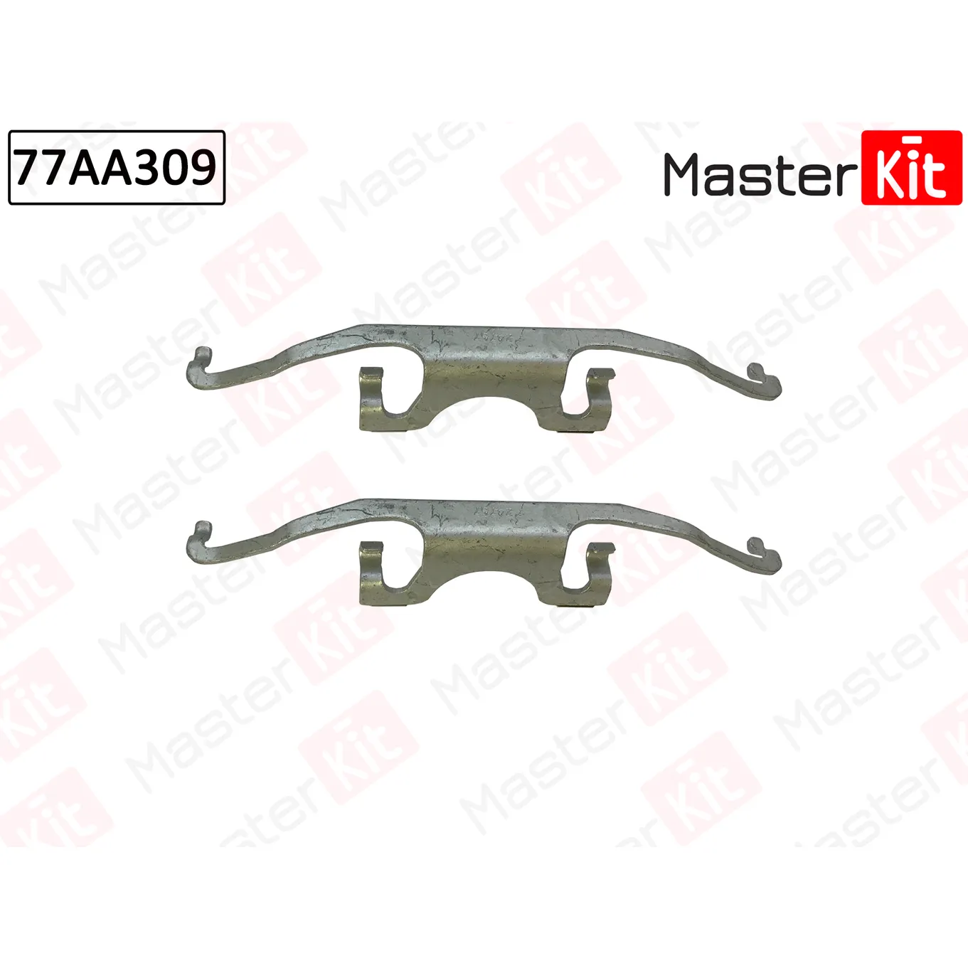 Комплект установочный тормозных колодок перед. BMW 5 (E39) 1995 - 2003 MASTERKIT 77AA309