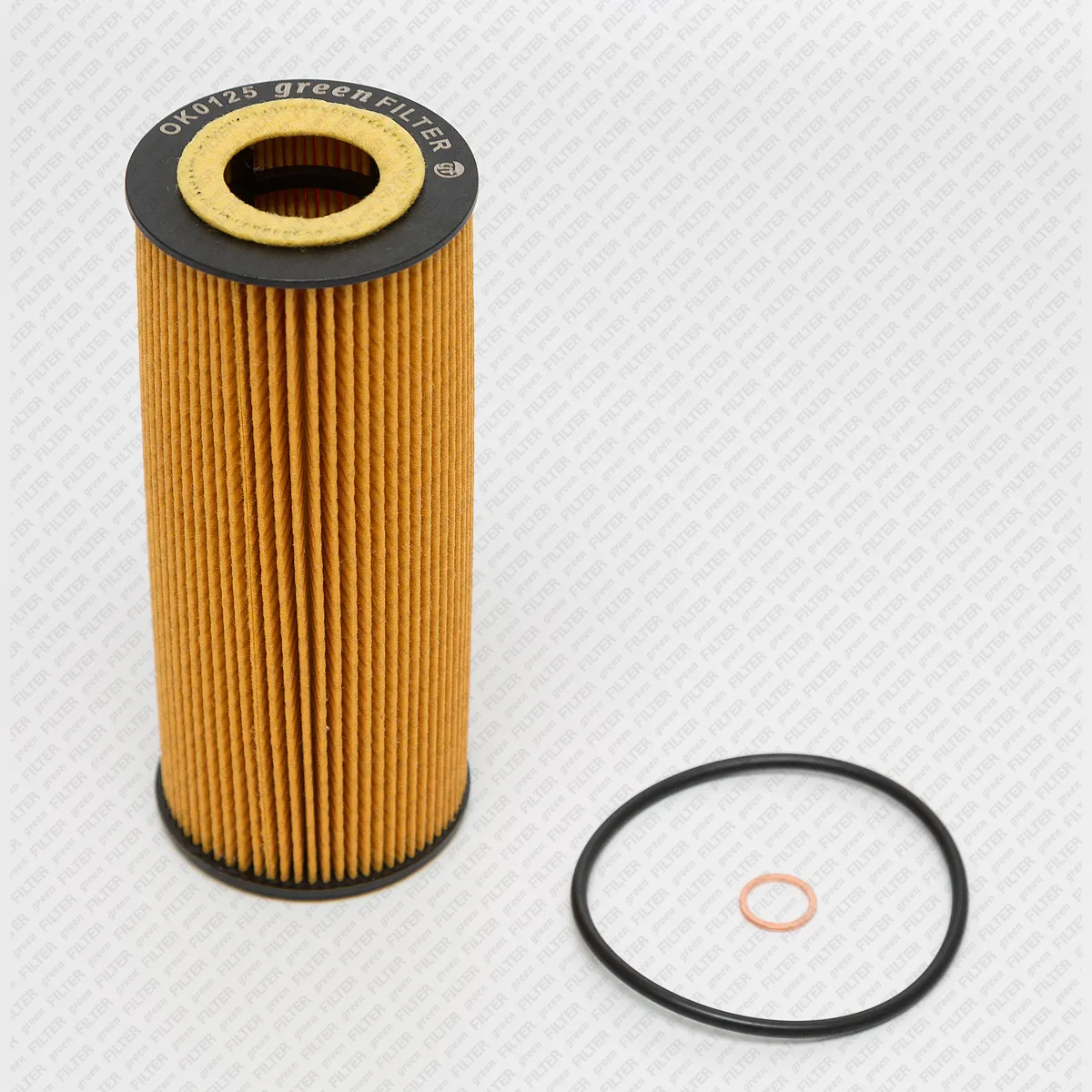 Фильтр масляный [Картридж] BMW 3(E46,E90)/ 5(E60)/ 6(E63)/ 7(E65,E66)/ X3(E83 GREEN FILTER OK0125
