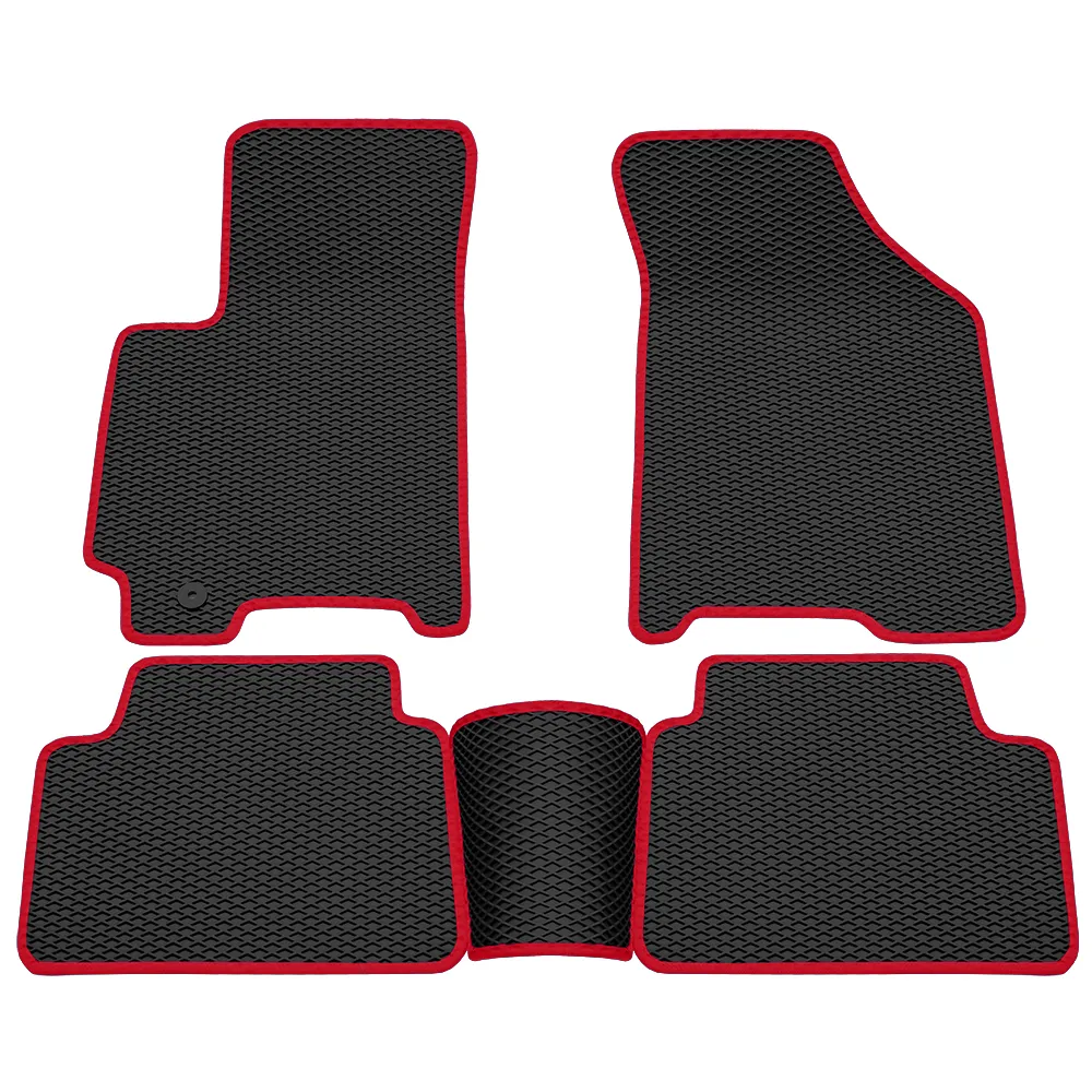 Коврики в салон EVA Ромб Chevrolet Lacetti (04-13) Красный кант Rezkon 9012025104