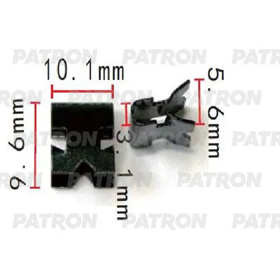 Зажим металлический Audi,Seat,Skoda,Volkswagen применяемость: универса PATRON P371548