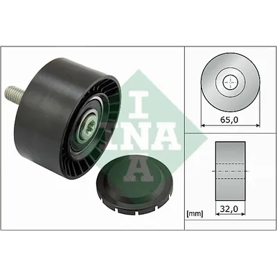 Ролик обводной приводного ремня BMW 1(F20)/3(F30)/5(F10)/7(F01/F02) mot.N55 INA 532 0660 10