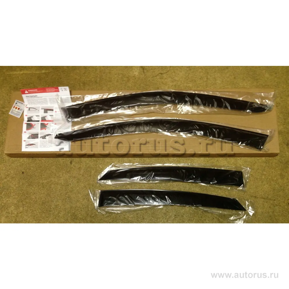 Дефлектора окон комплект Daewoo Gentra седан II 2013-2016 COMFORT 08.05.502.DL