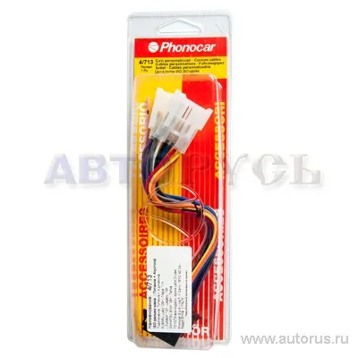 Переходник ISO, CARAV 12-022/PHONOCAR 4/713, для автомагнитол, TOYOTA