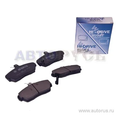 Колодки тормозные передние для а/м ГАЗель 4шт HI-DRIVE BP-3302F