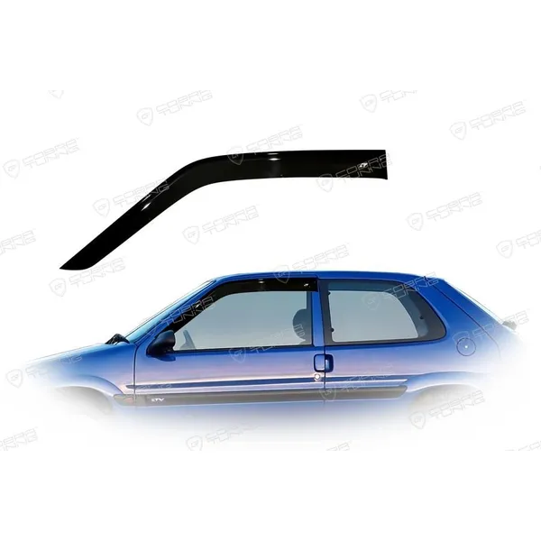 Дефлектора на окна Citroen Saxo Hb 3d 1996-2004EuroStandard деф.окон Cobra Tuning CE42796