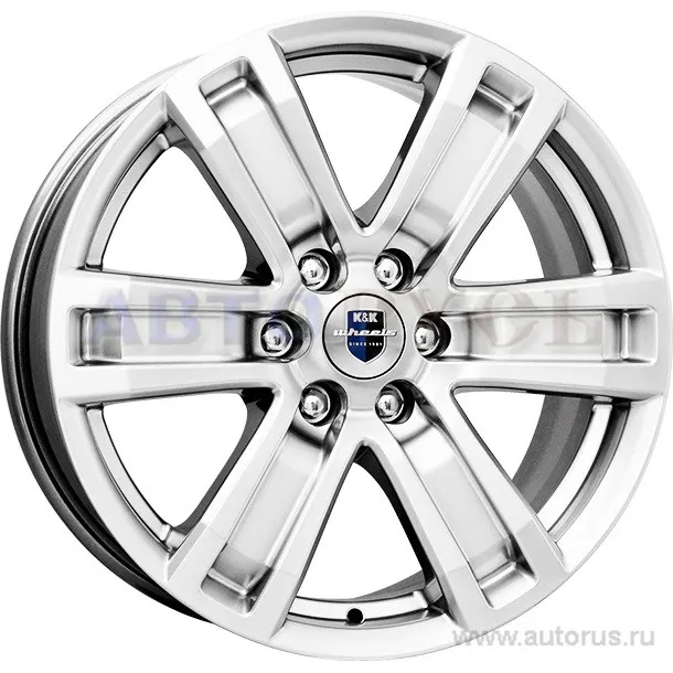 Диск литой R16 6.5J 6x139.7/67.1 ET38 КИК R7-Рольф сильвер 5071