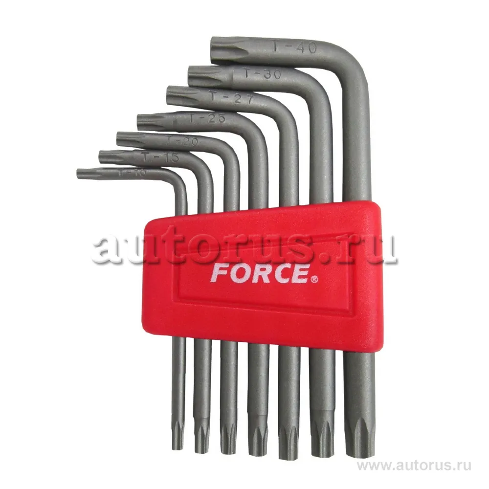 Набор ключей Г-образных TORX Т10-Т40 7 предметов FORCE 5071