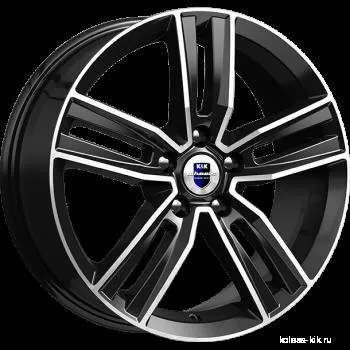 Диск литой R18 7J 5x114.3/67.1 ET50 КИК Танаис алмаз черный 73939