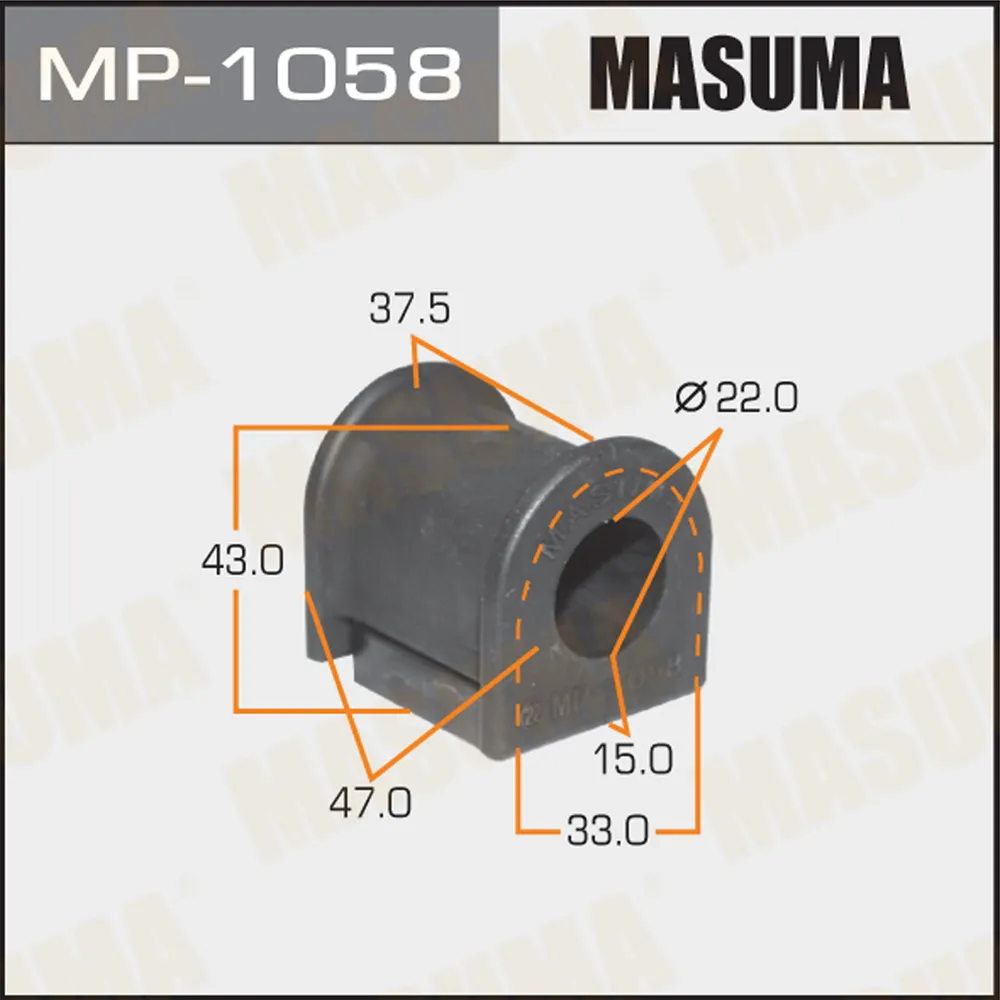 Втулка стабилизатора TOYOTA AURIS MASUMA MP-1058