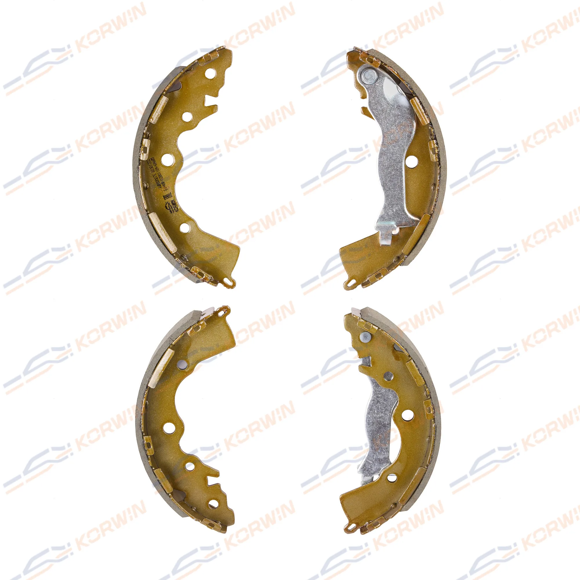 Колодки торм. барабанные зад. ECOLine. Hyundai Accent 05-/Kia Rio (JB) 05- KORWIN KWBS0007E