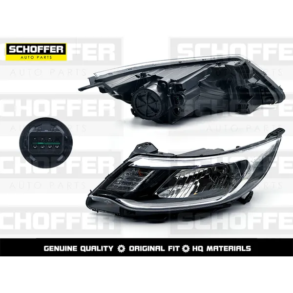Фара левая под корректор Kia Rio 15-17 SCHOFFER SHF12088