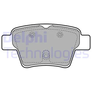 Колодки дисковые з. CITROEN C4, PEUGEOT 307 1.4-2.0 HDI 16V 04 DELPHI LP1926