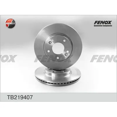 Диск тормозной передний HYNDAI CRETA 2WD, 1.6, 14- FENOX TB219407