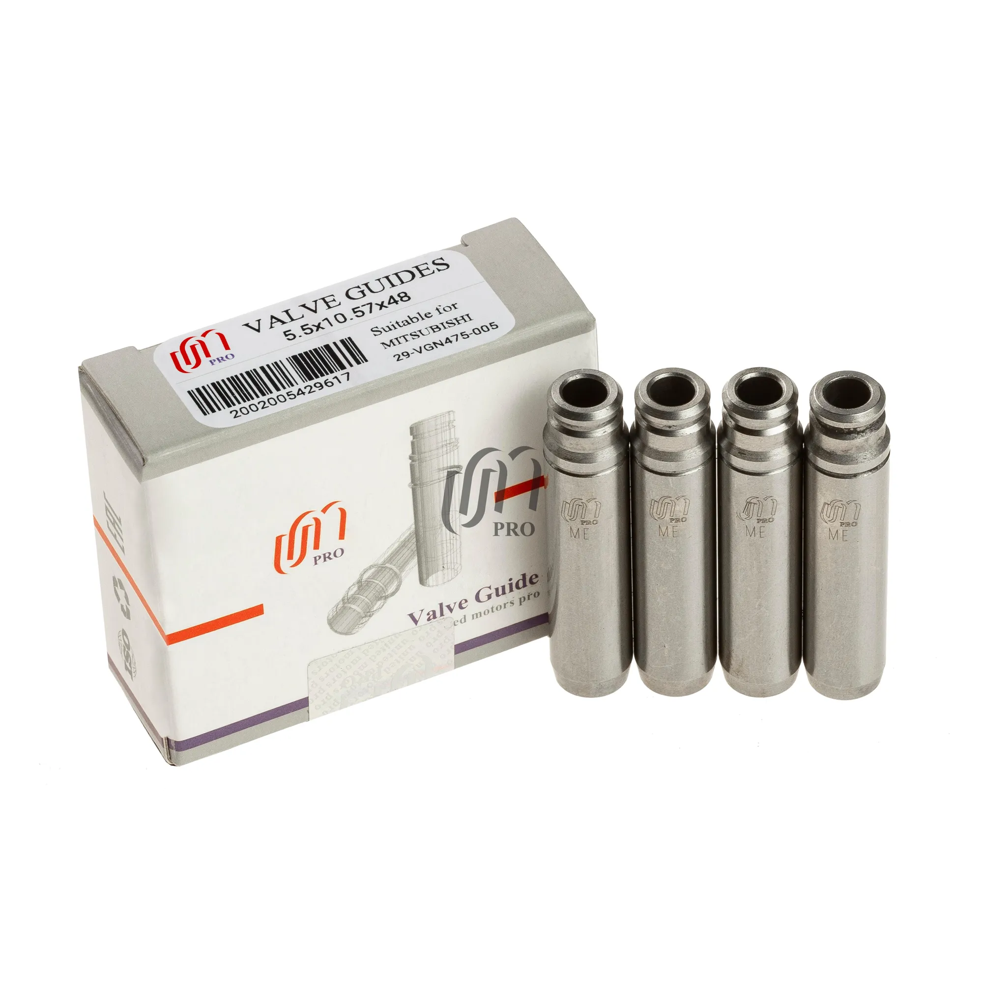 Втулка направляющая впускного клапана Mitsubishi 4G13/18 5.5x10.61x48 (MD 357589) UNITED MOTORS 29VGN475005