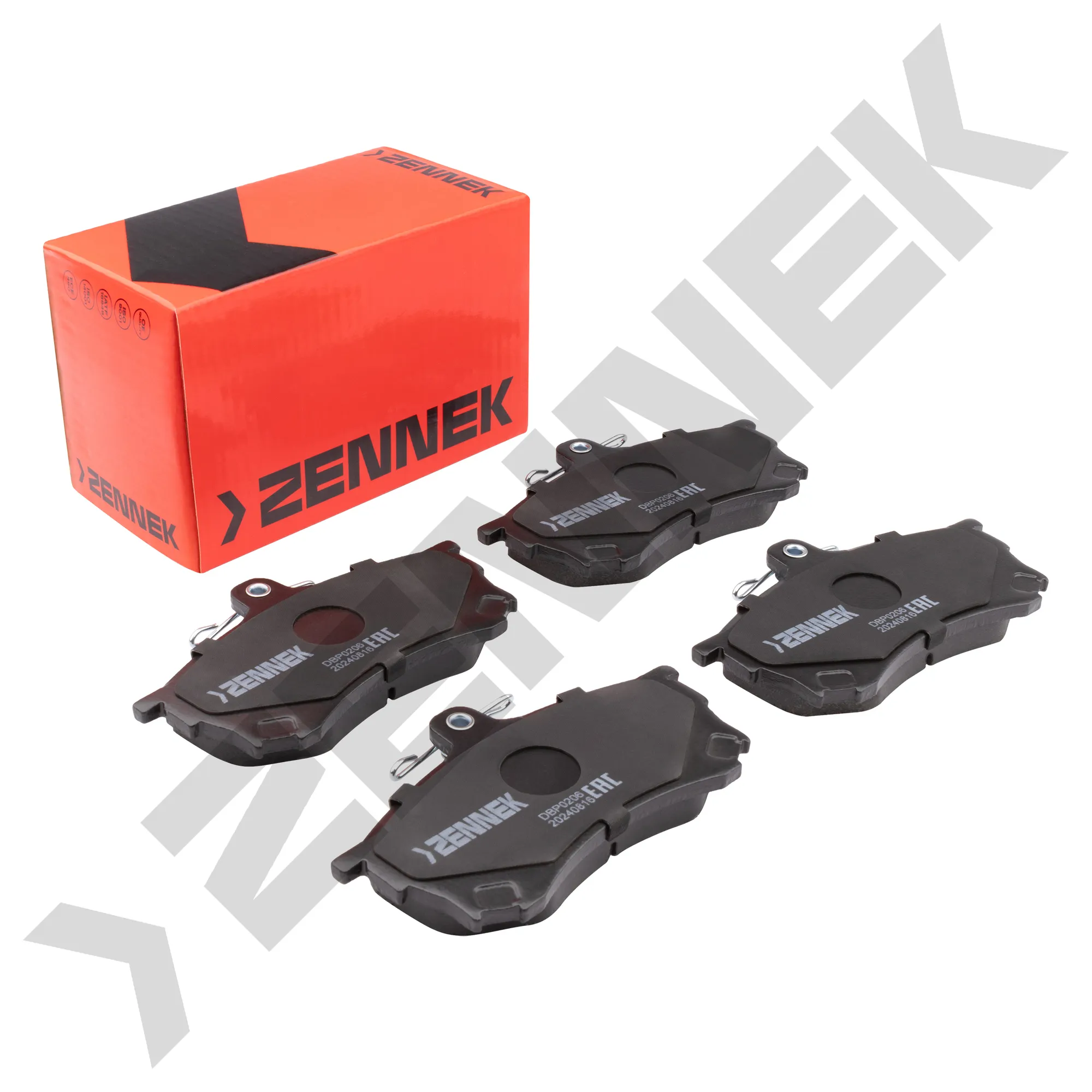 Колодки тормозные дисковые передние MITSUBISHI CARISMA 95-06, ZENNEK DBP0206