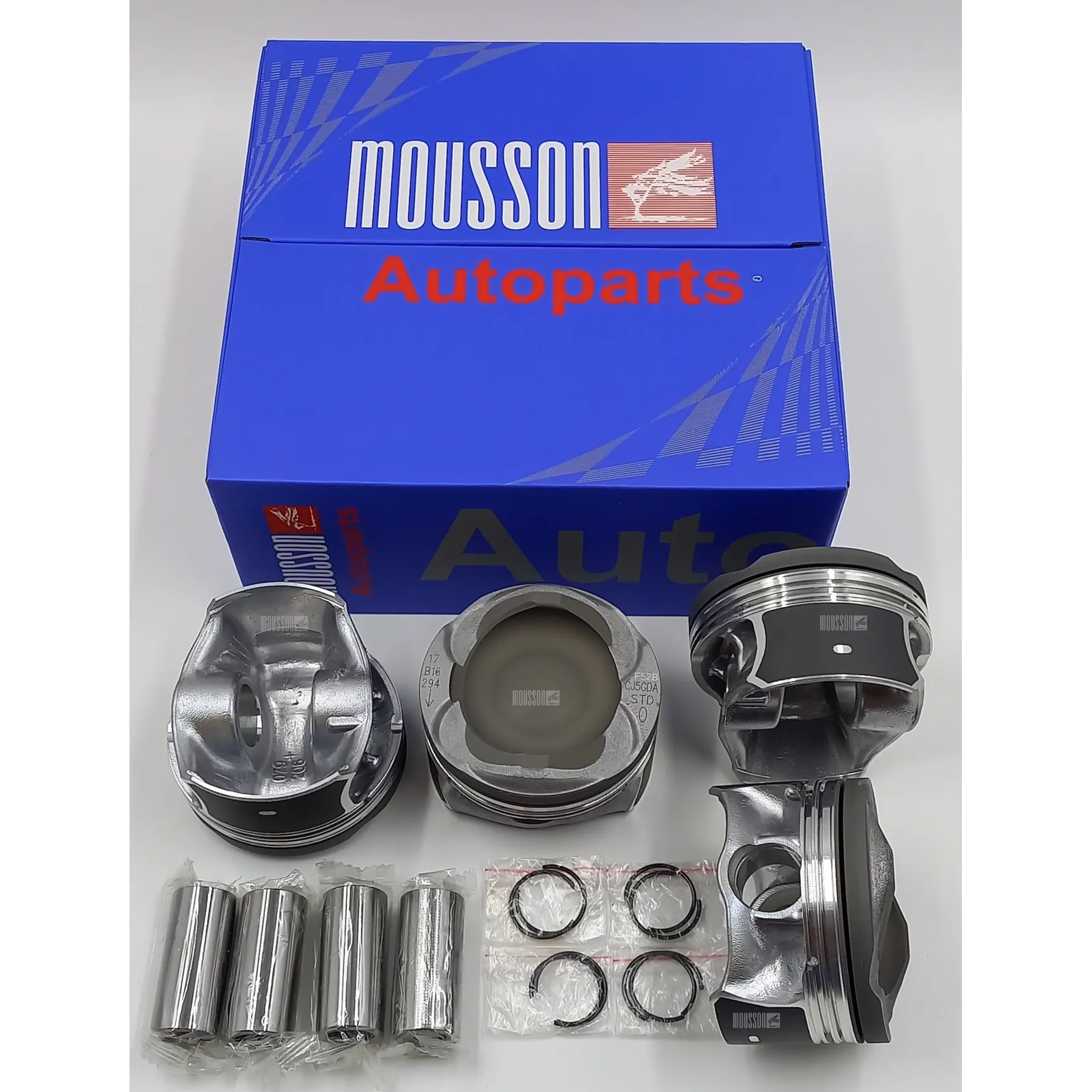 Поршень без колец комплект Ford 1.6L EcoBoost, Volvo B4164 на 1 цилиндр MOUSSON SPSB4164STD