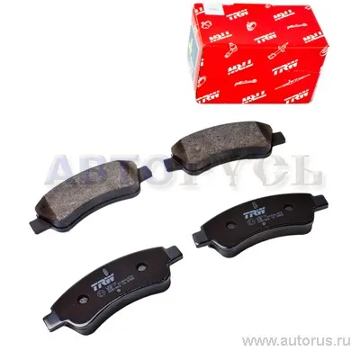 Колодки передние PEUGEOT206/307/ Berlingo/PEUGEOT Boxer (зад) TRW GDB1463