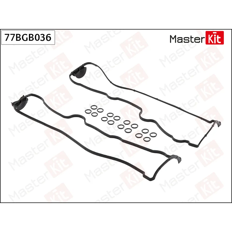 Прокладка клапанной крышки OPEL LU1, Z32SE, C25XE, X25XE, X30XE, Y26SE, B258I, B308I MASTERKIT 77BGB036
