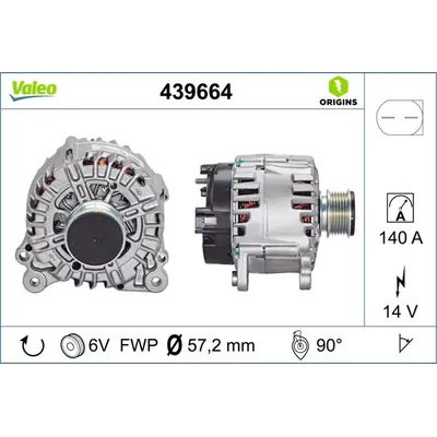 Генератор VAG 1.6-2.0 TDI/FSI 140A