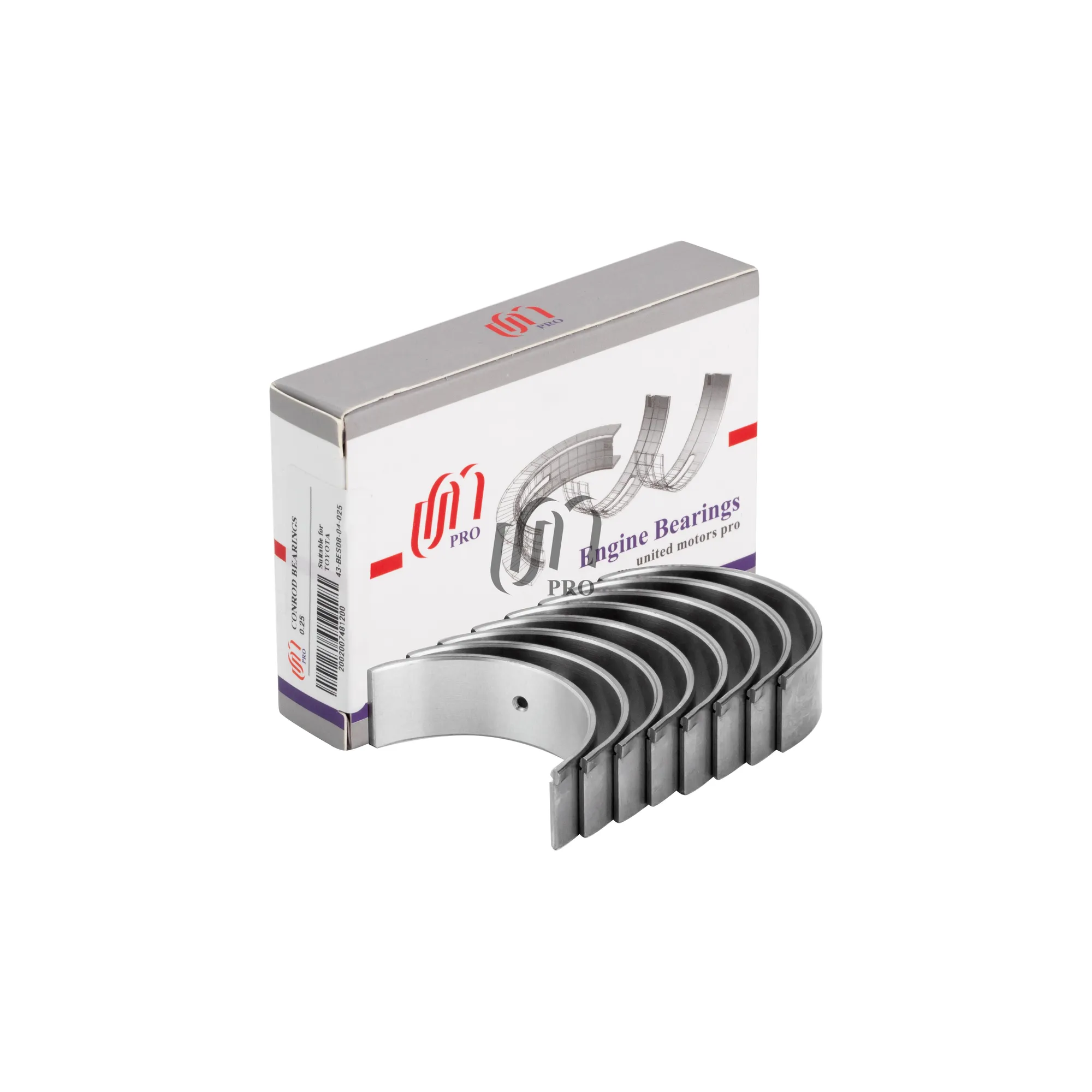 Вкладыши шатунные UNITED MOTORS UMPRO 43BES0804025
